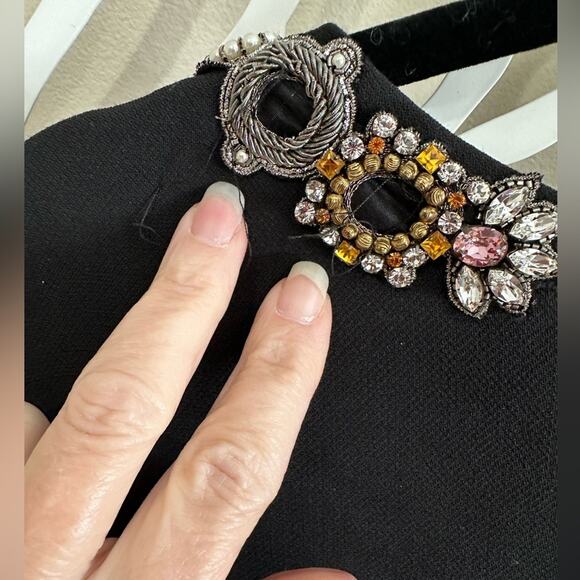 Gucci black wool-crepe gown-damaged - Picture 8 of 16